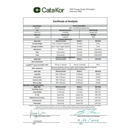 NAD+ Nicotinamide Riboside