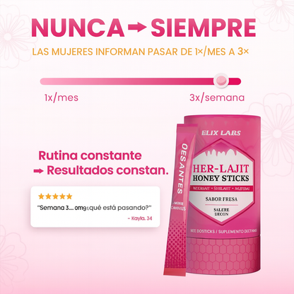 Barritas de miel Her-Lajit™ de ElixLabs