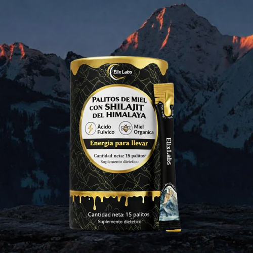Barritas de miel dorada Shilajit del Himalaya puro