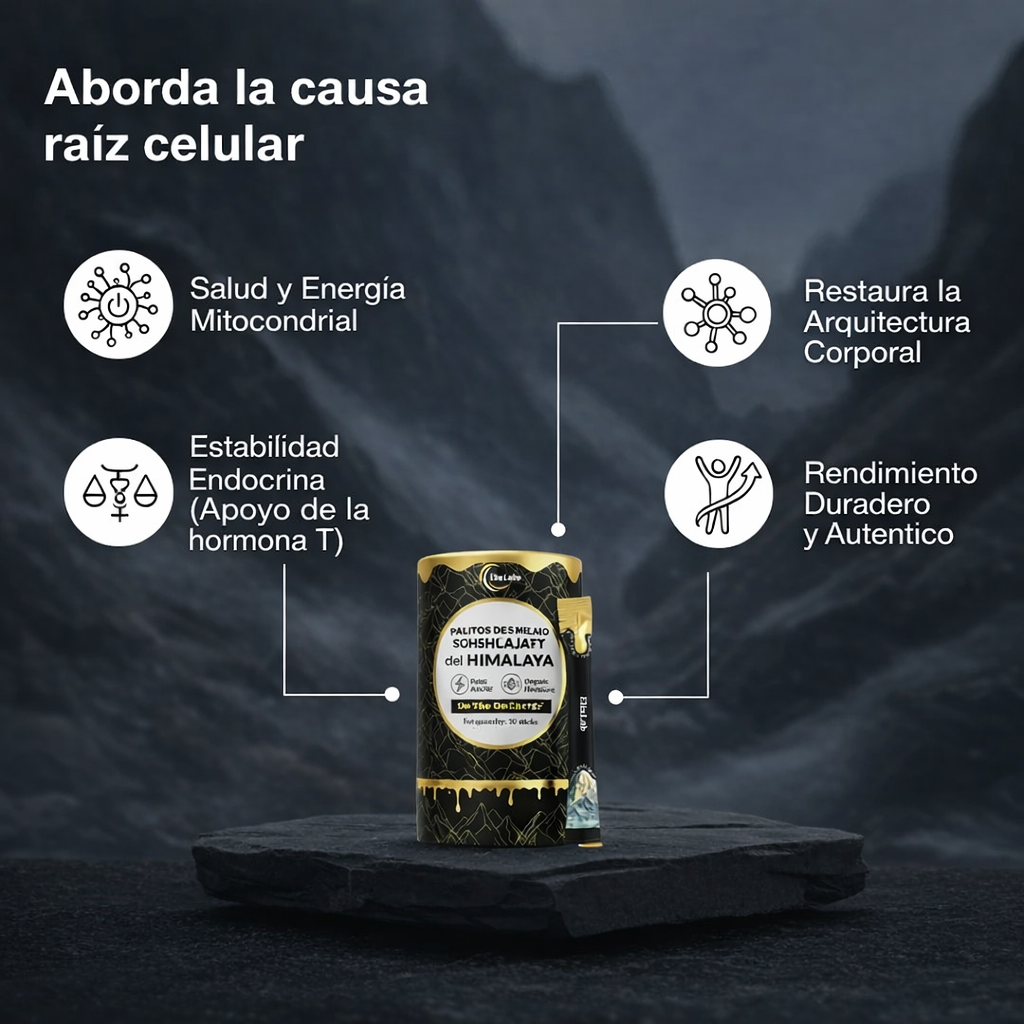 Barritas de miel dorada Shilajit del Himalaya puro