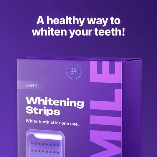 Advanced Purple Teeth Whitening Strips – Non-Sensitive Formula