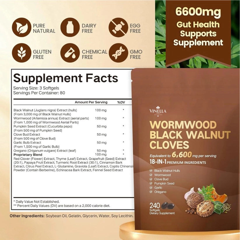 Advanced Black Walnut & Wormwood Complex