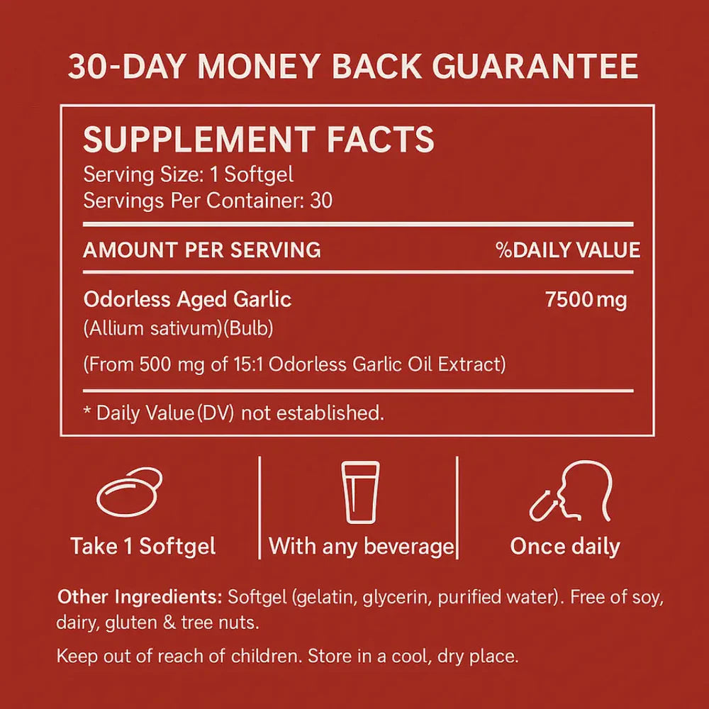 Odorless Aged Garlic Extract