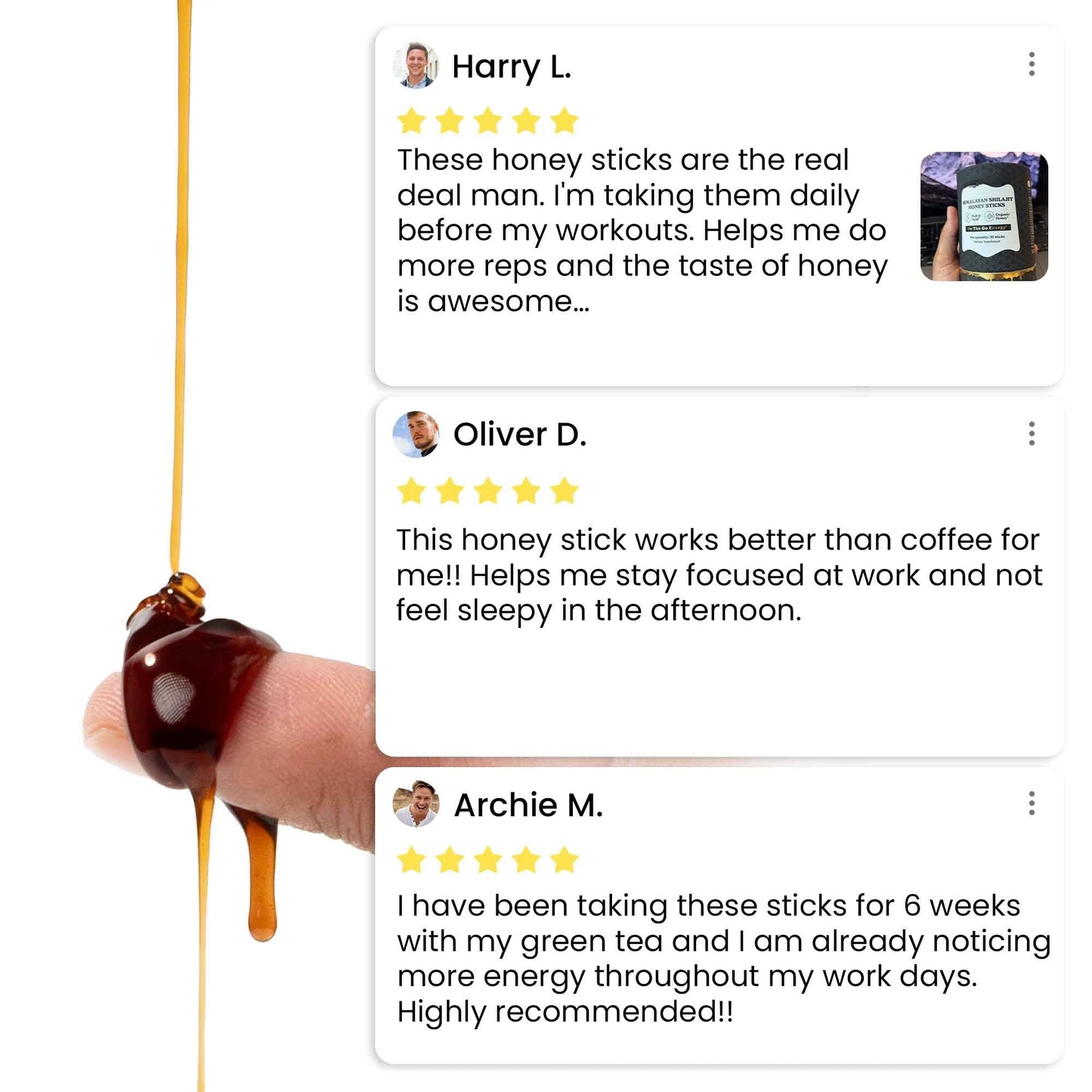 Himalayan Shilajit Honey Sticks