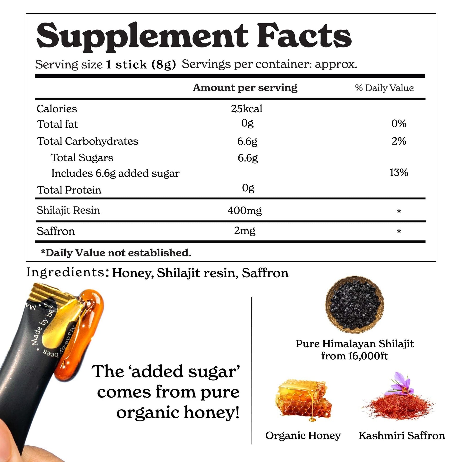 Himalayan Shilajit Honey Sticks