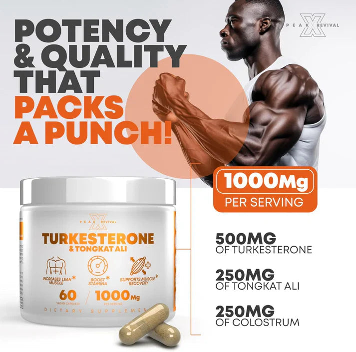 Turkesterone & Tongkat Ali Capsules